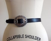 Western Spirit Belt /// 80's Vintage Leather
