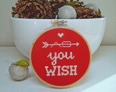 Cross stitch quote from The Princess Bride