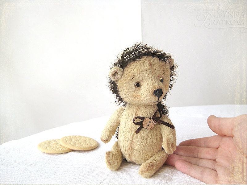 My new PATTERN to create Teddy like Hedgehog Pechenka 7 inches