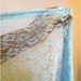 ON SALE Light blue lace 4 options wrap (shawl, twist, shrug and scarf)