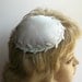 Silver Fascinator Hat