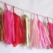 Valentine Tassel Garland (Red &Pink)