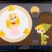 The Legend of Zelda - Phantom Hourglass 10x8 Framed Original Papercut Scene of Papercut Scene of Zelda's Transformation with Link