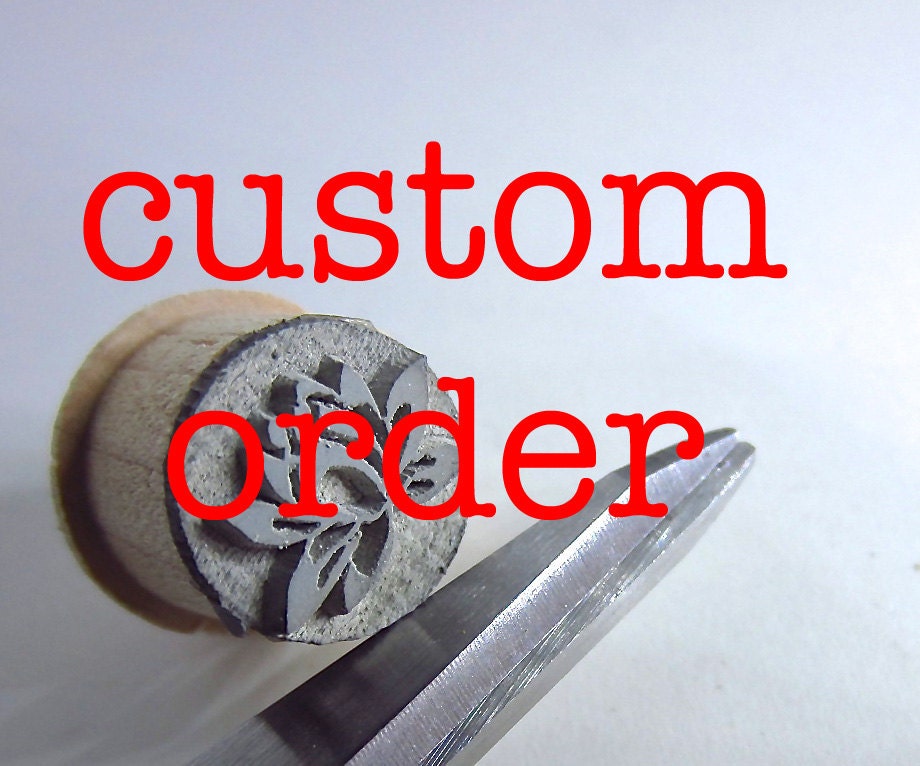 Custom Wedding Menu Stamps for Brittany R.