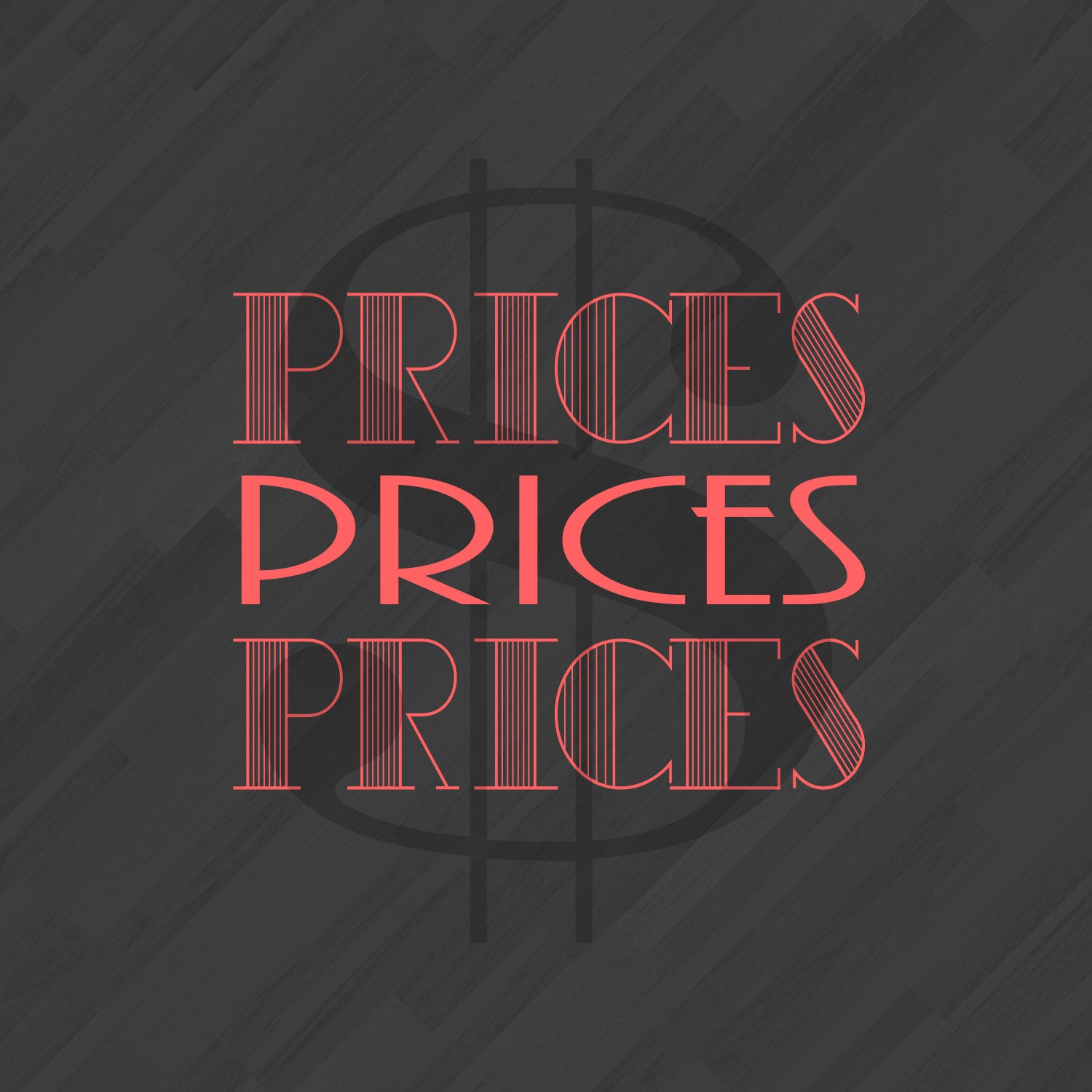 PRICING - PRICING - PRICING