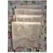 Antique DAMAST napkins, champagne colored