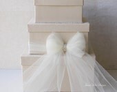 Wedding Card box Money Box (Rhinestones around the card slot)
