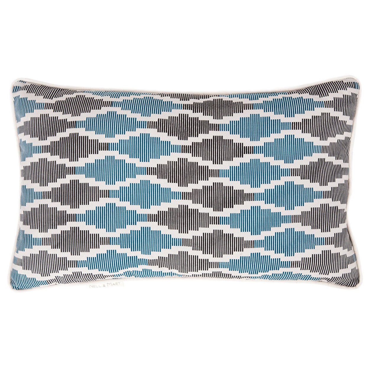 Patagonia Pillow - Sand with Jade, 20 x 12