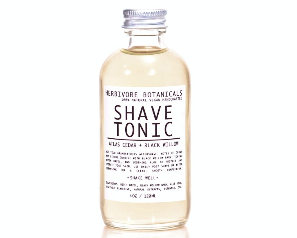NEW - Shave Tonic. Aftershave. Mens Skin Care. Toner. Gift for Men. 100% Natural. Fathers Day Gift.
