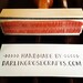 SHOP NAME STAMP - Branding, Company, Custom - "Handmade By" - Wooden Handle