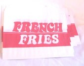 RETRO red French Fries Bags--50 CT---Birthday Parties--Sports theme--circus--Baseball--Cookout--50ct Il_170x135