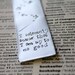 Metal Stamped Personalised Bookmark - I Solemnly Swear That I Am Up To No Good