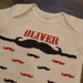 newborn name onesie - personalized name - little man Mustache - baby shower gift