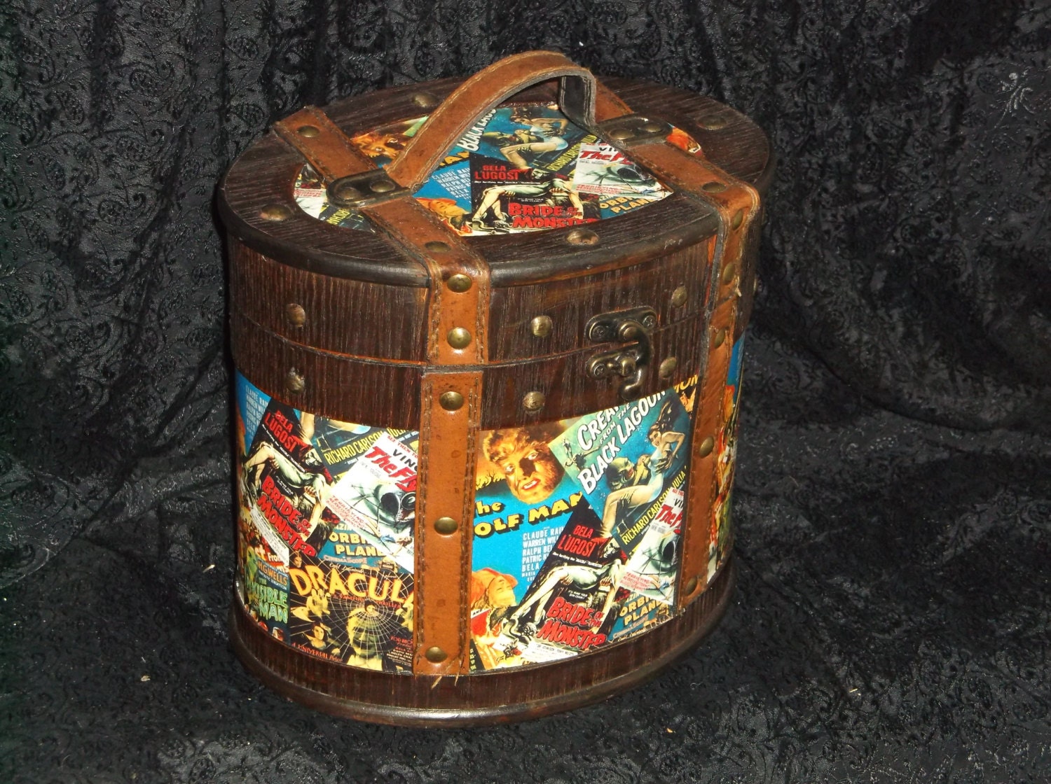 STEAMPUNK purse vintage Horror movies
