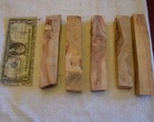 5 apple burl/figured pen blanks