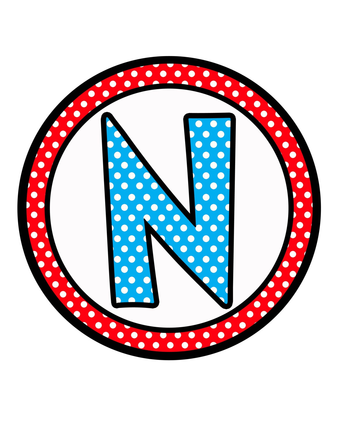 CUSTOM PRINTABLE Polka Dot Banner - You Choose the Colors