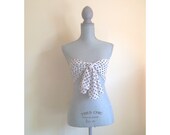 Vintage Polka Dot Scarf/Wrap