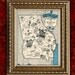 GEORGIA Vintage Custom MAP Art Print Map Retro Personalized Map Wedding Housewarming Gift Home Decor Wall Decor 8x10 All 50 States Avail.