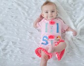 lil sis romper leg AND bottom ruffle, little sis onesie, birth announcement, little sister, lil sis, lil sis onesie, big sister shirt