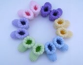 Crochet Baby Booties Newborn 0 to 3 months
