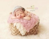 Newborn Baby Blanket,  Mohair Wrap, Newborn Blanket, Light Pink Wrap, Photo Prop