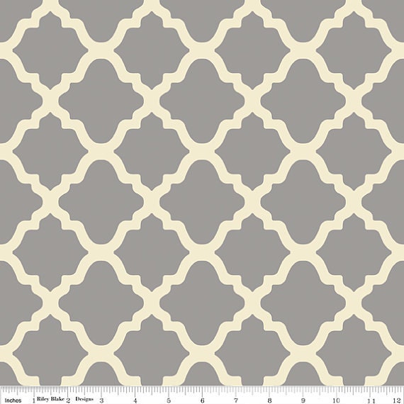 Gray Serenata Medallion  and Minky Boppy Cover