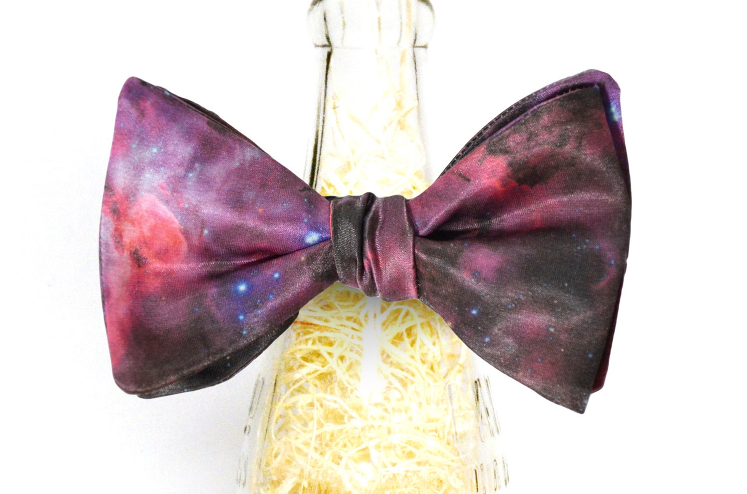 Handmade Galaxy Nebula Self Tie Bow Tie