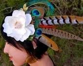GODDESS BLOSSOM Feather Headdress