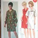 Butterick Dress Pattern No 4481 UNCUT Vintage 1960s Size 16 Bust 36" Sleeveless Long or Elbow Length Bell Sleeves Back Zipper