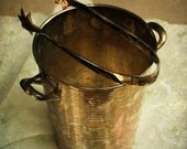 Vintage Silver Plate / Silverplate Ice Bucket and Tongs