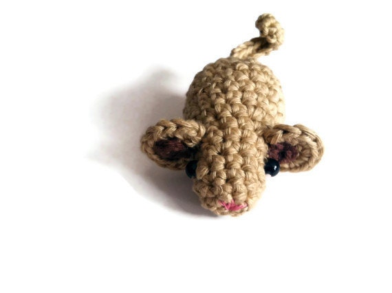 Little mouse, small mouse, mouse toy, amigurumi mouse, crocheted mouse
