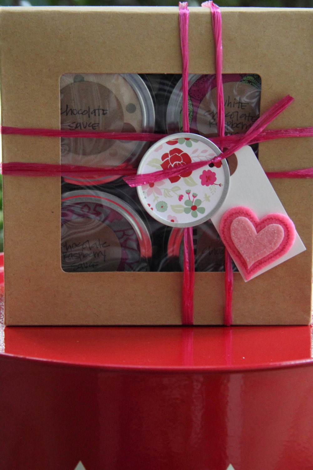 Chocolate Sauce sampler 4pk/4oz kraft box