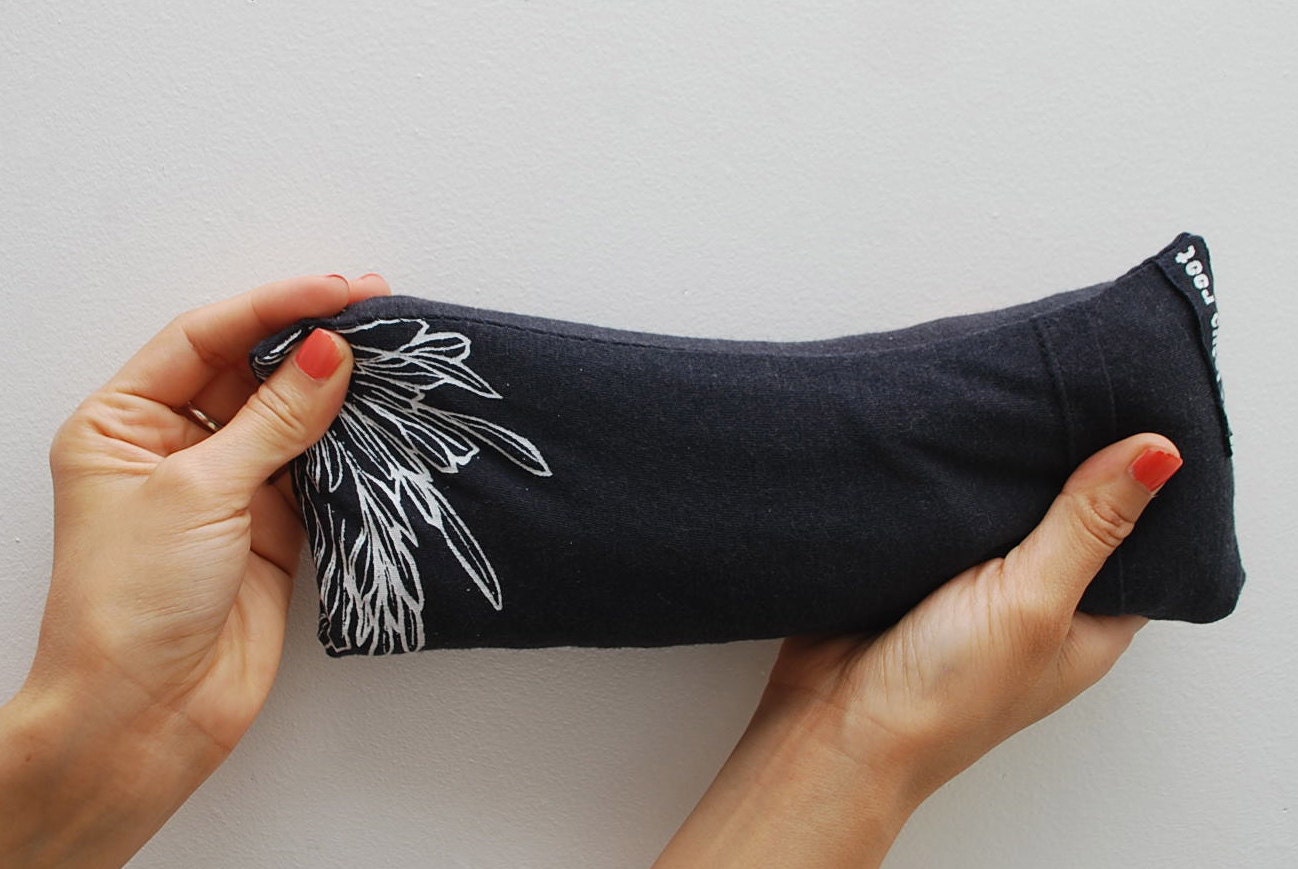 Eye Pillow - Bamboo and Organic Cotton Dream Pillow with Feather Print