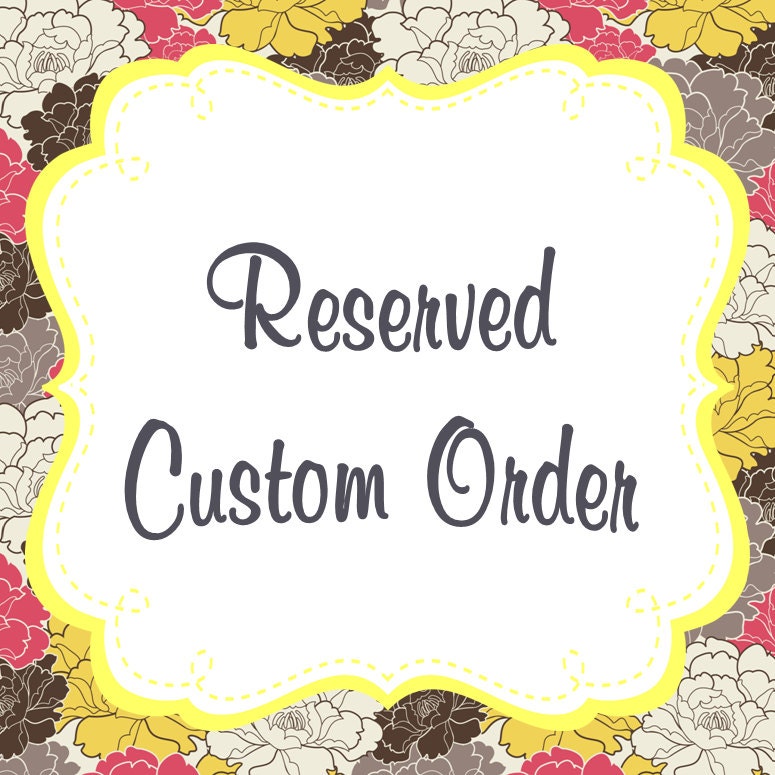 Reserved Listing For Cassandra Lavalle