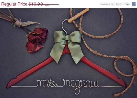 ON SALE Bridal Gown Hanger