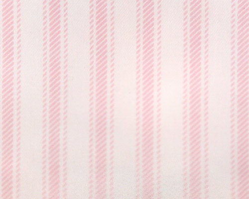 Custom  Rod Pocket Curtains-Pair-Hayes, Pink/Twill Stripe