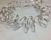 Silver Coil Bracelet