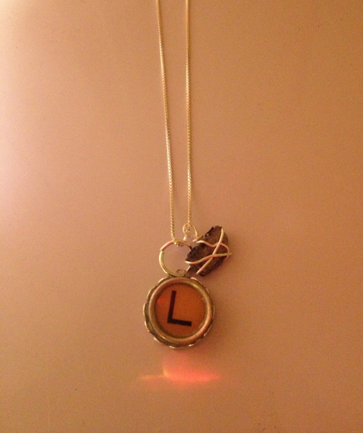 Typewriter Key Necklace