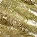 Gold Lace Fabric Trim, Vintage Gold Lace Trim for Bridal Sash, Crown, Headbands