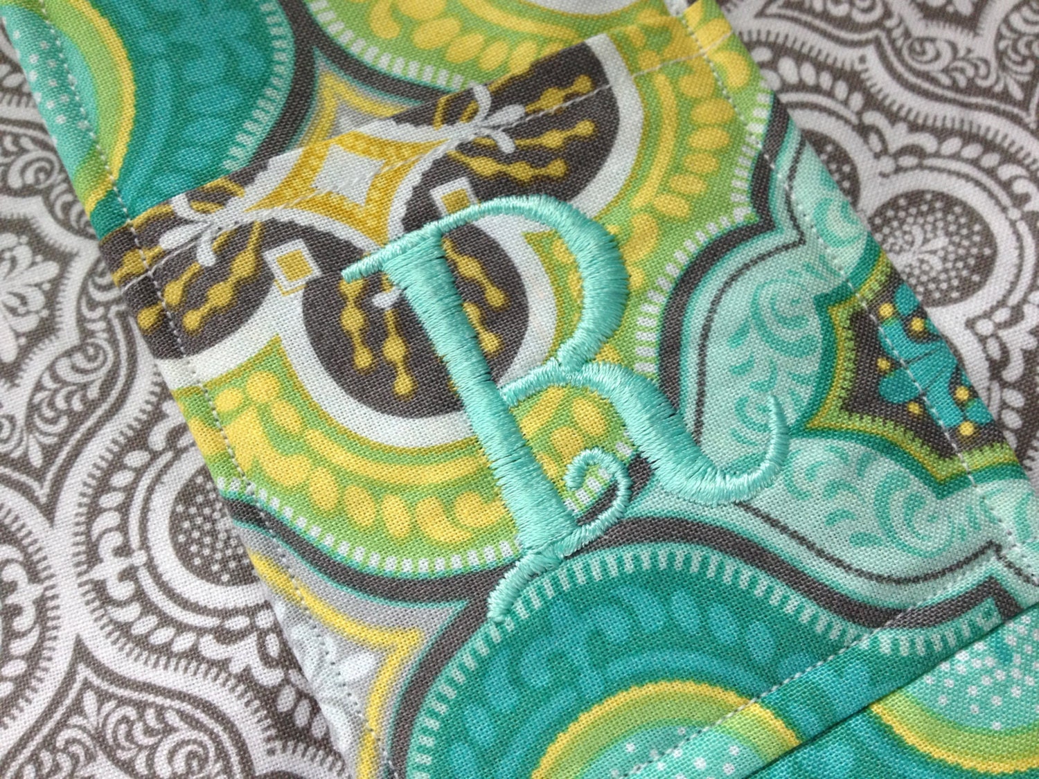 Single Letter Embroidery Add On for Camera Strap Cover- Curly Font