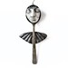 kitchen angel art doll queen with vintage spoon and mold   by Elizabeth Rosen