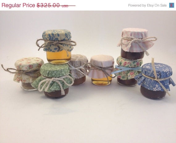 ON SALE 15% off 130 Wedding Favor Jars Custom Designed and Hand-made Il_170x135
