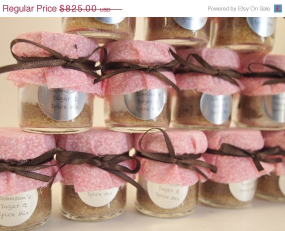 ON SALE  15% off 300 Custom Designed Party Favors or Wedding favors with Personalized Labels