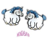 Pasties Nipple Tassels Burlesque - Chubby Fat White Unicorn