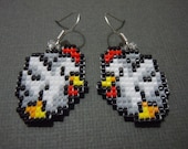 Hand Woven Cucco Seed Bead Earrings