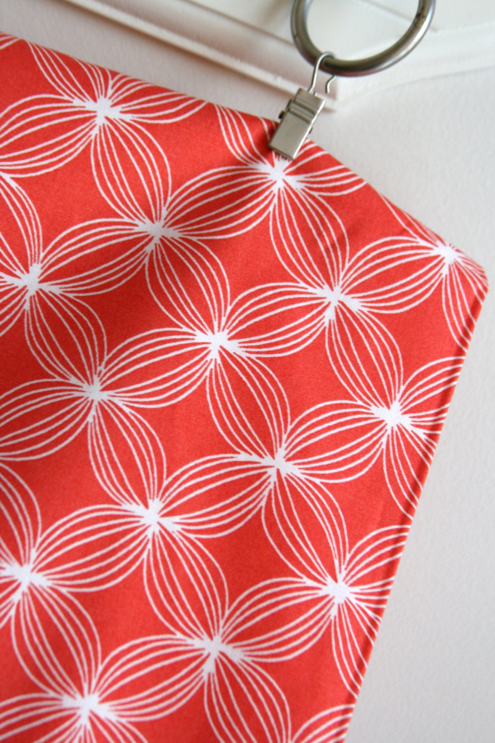 Star Pods in Coral by Patty Sloniger from the Les Amis Collection - Michael Miller Fabrics - ONE YARD Cut