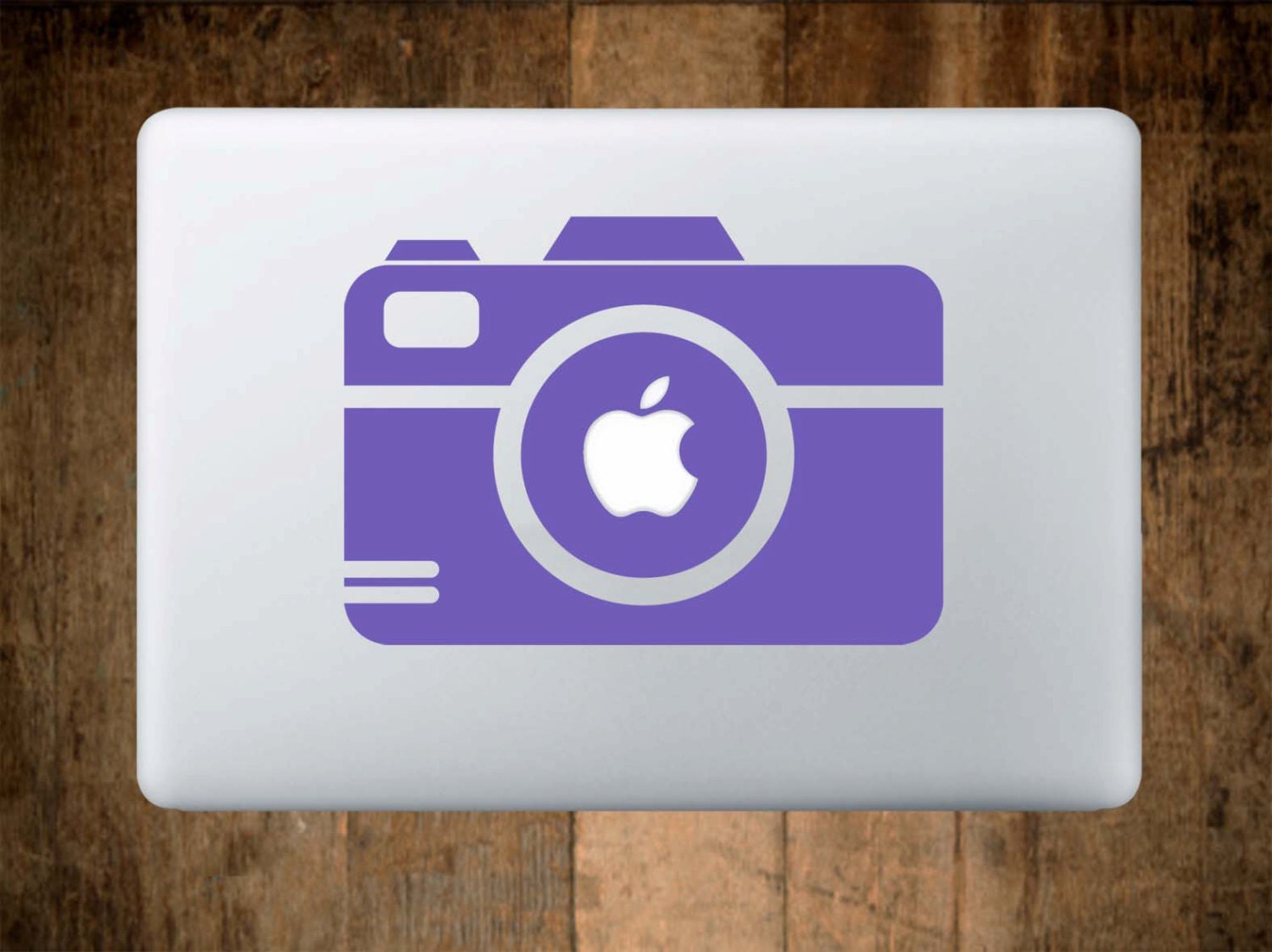 Moving Stock Clearance - Lavender DIGITAL APPLE CAMERA: MacBook Graphic Decal Vinyl Sticker (Usual 12.50)