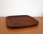 Mid Century Mahogany Tray
