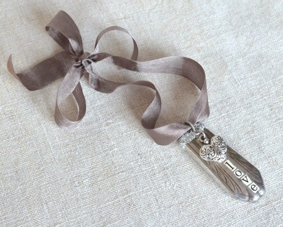 Vintage Knife Handle Bud Vase Ornament