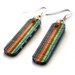 Recycled Skateboard Earrings